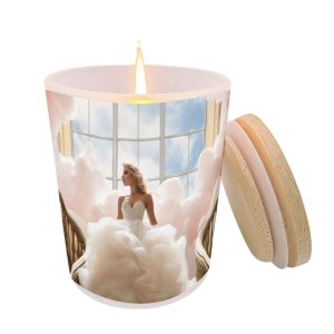 Test11 Frosted Jar Scented Candle with Lid (6oz)
