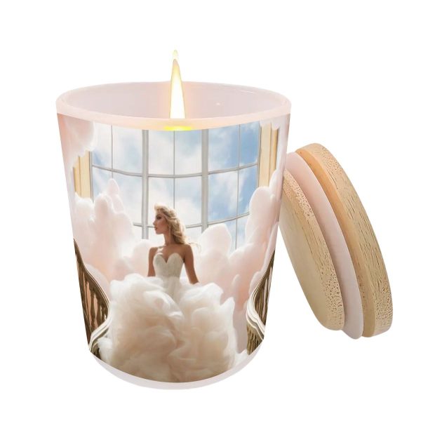 Test11 Frosted Jar Scented Candle with Lid (6oz)