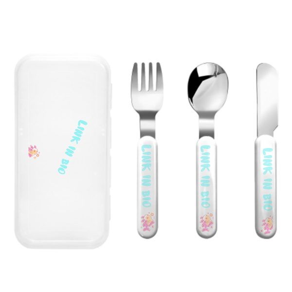 Kids Cutlery Set Straight Handle